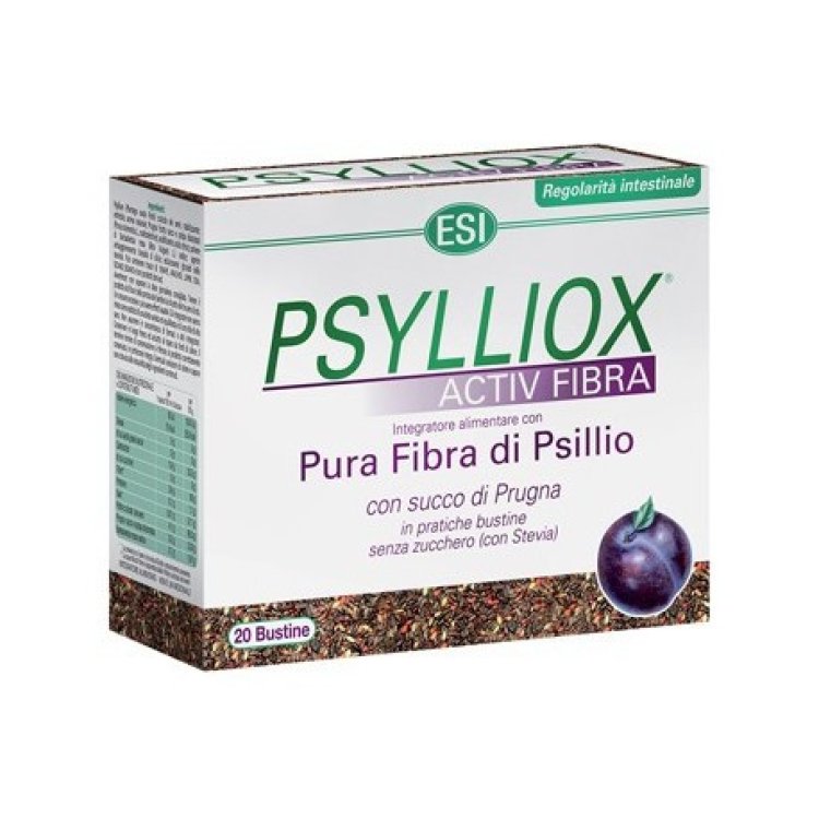 Esi Psylliox Activ Fibra Integratore per Regolarit&agrave; Intestinale 20 Bustine