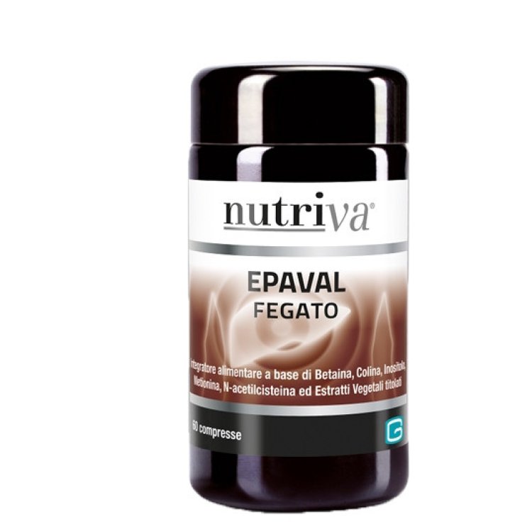 Nutriva Epaval Integratore Alimentare per Fegato Funzione Digestiva - 60 Compresse