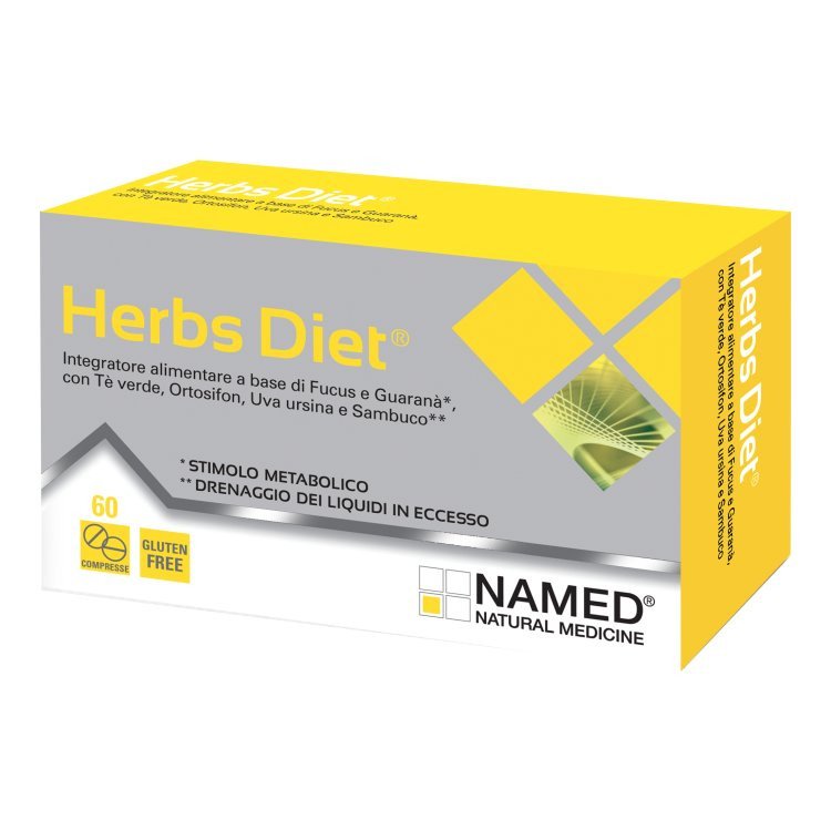 Named Herbs Diet Integratore Alimentare per Controllo Peso, 60 Compresse Named Herbs Diet Integratore Alimentare per Controllo Peso, 60 Compresse