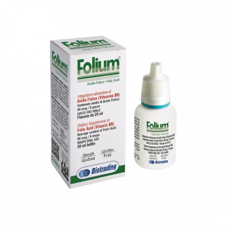 Folium Gocce Integratore Alimentare Acido Folico per Lattanti 20ml