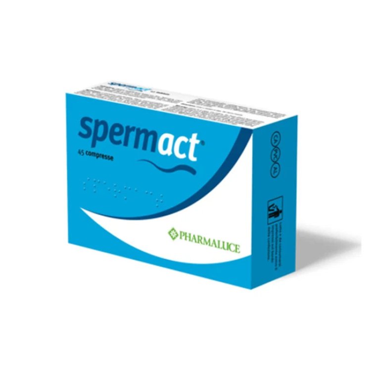 Pharmaluce Spermact Integratore per Fertilit&agrave; Maschile in Compresse, 45 Unit&agrave;