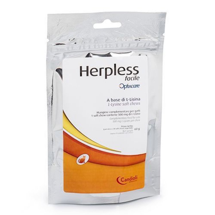 Candioli Herpless Facile Bocconcini per Gatti Supporto Herpes Virus 60 g