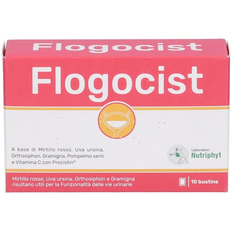 Laboratori Nutriphyt Flogocist Integratore Drenante Vie Urinarie 10 Bustine