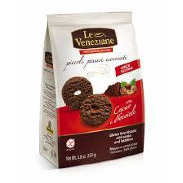 Le Veneziane Biscotti Cacao e Nocciole Senza Glutine 250 g