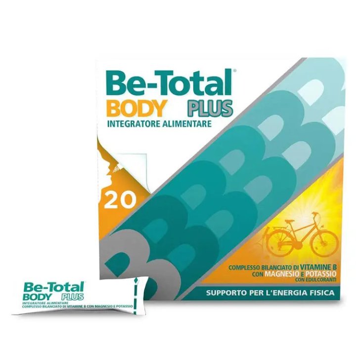 Be-Total Body Plus Integratore Alimentare Vitamine e Sali Minerali 20 Bustine