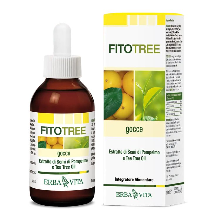 Erba Vita Fitotree Gocce Integratore alimentare per sistema immunitario 30ml Erba Vita Fitotree Gocce Integratore alimentare per sistema immunitario 30ml