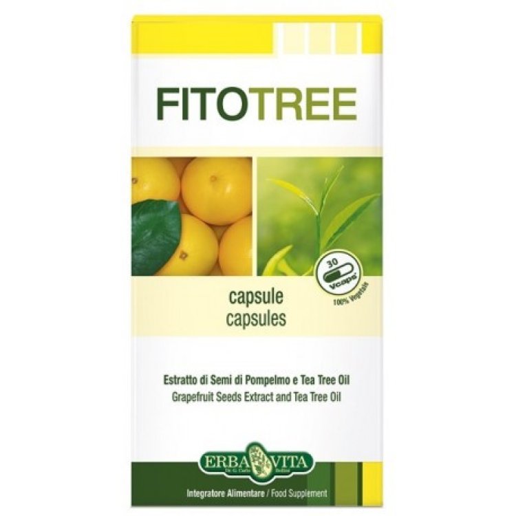 Erba Vita Fitotree Integratore per Disturbi Intestinali in Capsule, 30 pz