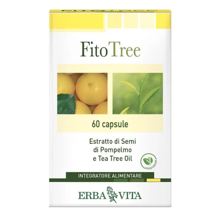 Erba Vita Fitotree Integratore per Disturbi Intestinali in Capsule, 60 Unit&agrave;