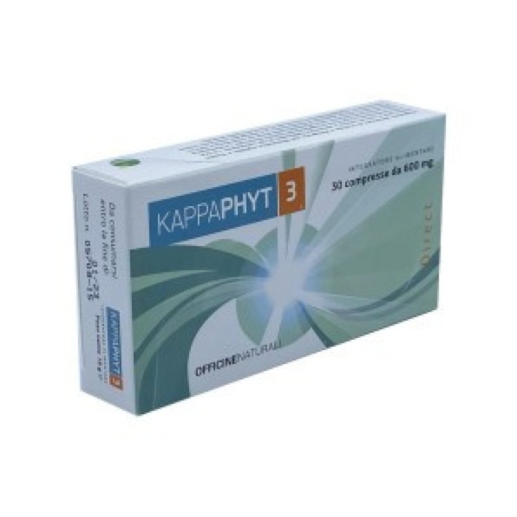 Officine Naturali Kappaphyt 3 Integratore Alimentare Antiossidante e Tonico, 30 Compresse Officine Naturali Kappaphyt 3 Integratore Alimentare Antiossidante e Tonico, 30 Compresse