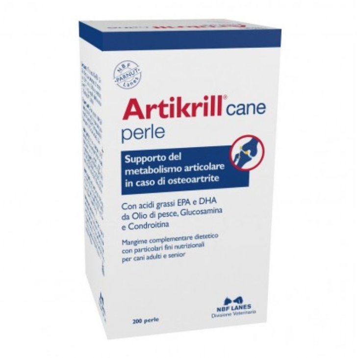 N.b.f. Lanes Artikrill Cane Integratore Supporto Articolare in Perle - 200 Perle