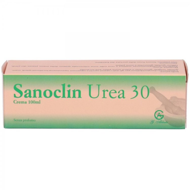 Sanoclin Urea 30 Crema Trattamento Pelle Secca 100 ml