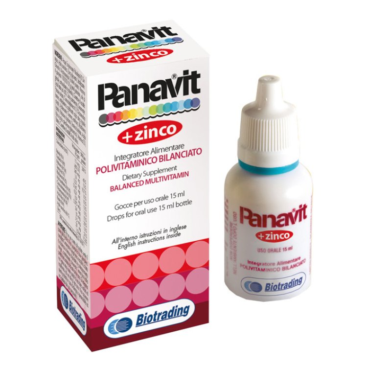 Biotrading Panavit Gocce Integratore Multivitaminico per Bambini, 15ml