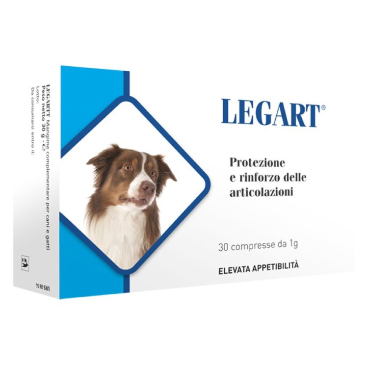 Legart Integratore per Cani e Gatti per Articolazioni 30 Compresse
