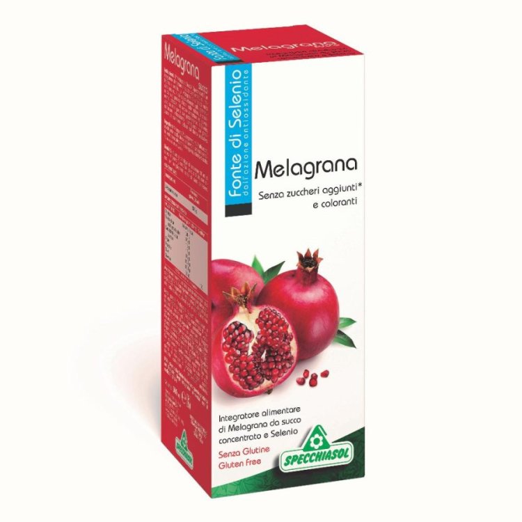 Specchiasol Succo di Melagrana con Selenio Integratore Antiossidante 500ml Specchiasol Succo di Melagrana con Selenio Integratore Antiossidante 500ml