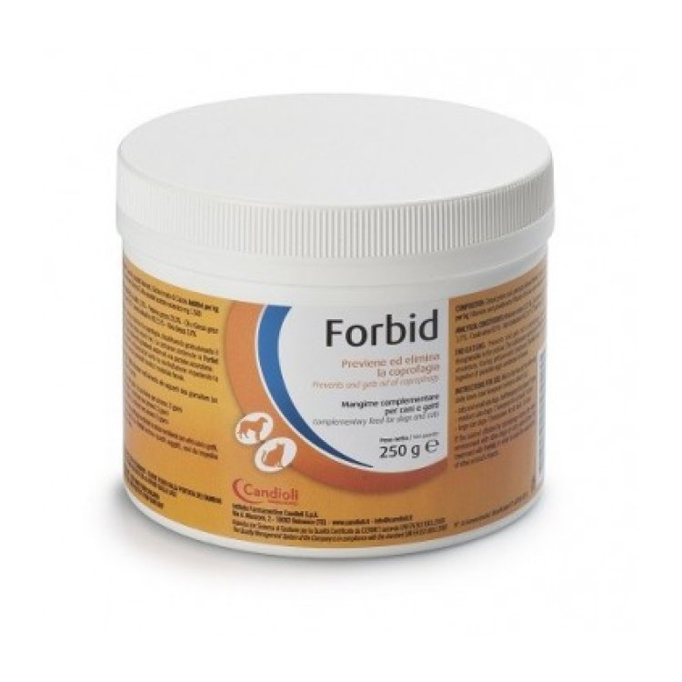 Candioli Forbid Polvere contro Coprofagia per Cani e Gatti 250 g