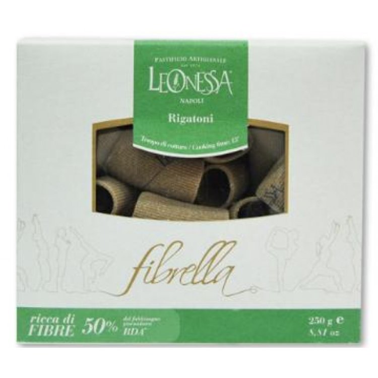 Pastificio Artig. Leonessa Snc Fibrella Rigatoni: Pasta di Semola con Fibra - 250g