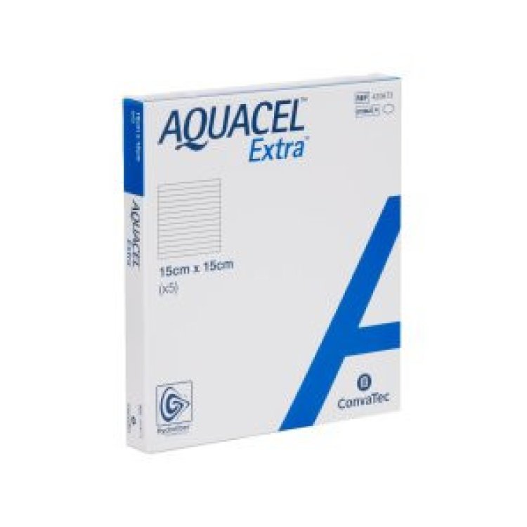 Convatec Aquacel Extra Hydrofiber Medicazione Ferite 15x15 cm Convatec Aquacel Extra Hydrofiber Medicazione Ferite 15x15 cm
