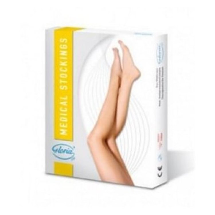 GloriaMed Comfort 252 Gambaletto Lungo Beige Punta Chiusa Small