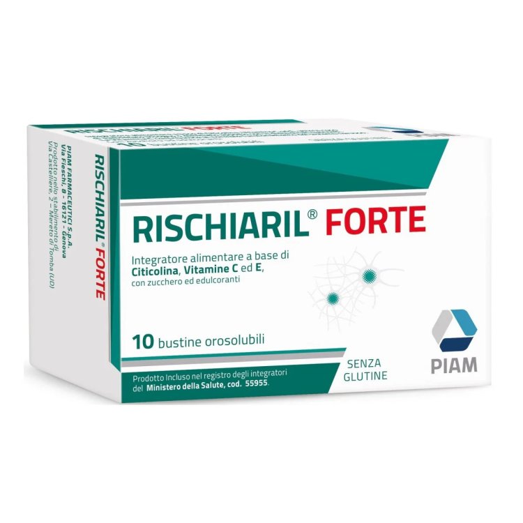 Rischiaril Forte Integratore con Vitamina C ed E - 10 Bustine