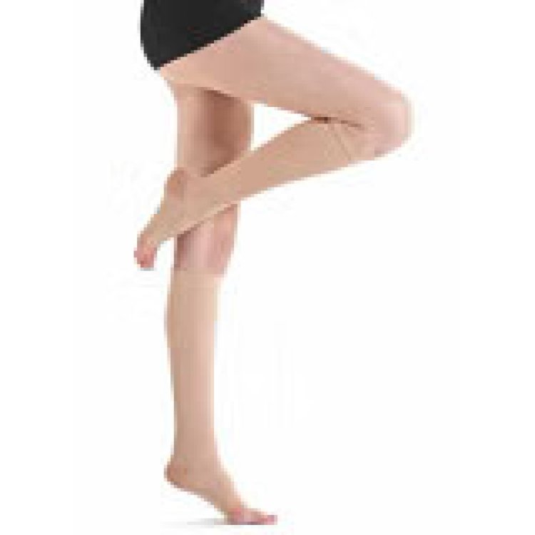 Ca-Mi Gambaletto Cotone Kamila Classe 2 Regular Punta Aperta Beige Taglia L