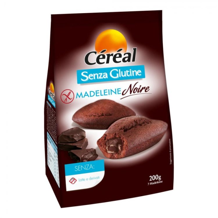 C&eacute;r&eacute;al Madeleine Noire Senza Glutine Merendine per Intolleranti 200g