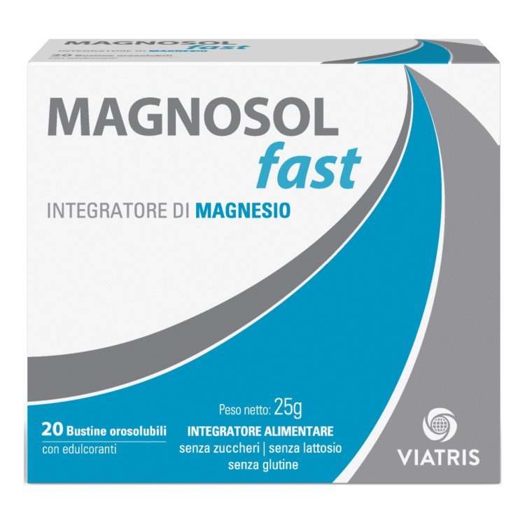 Magnosol Fast Integratore di Magnesio Orosolubile 20 Bustine