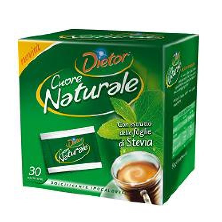 Dietor Cuore Naturale Dolcificante con Glicosidi Steviolici 30 Bustine