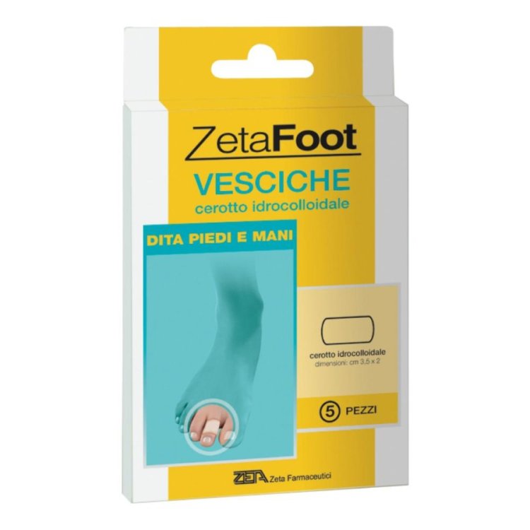 Zetafood Cerotti Idrocolloidali per Vesciche Dita 5 Pezzi