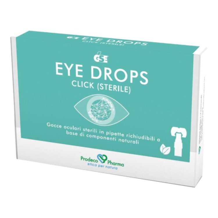 GSE Eye Drops Click Gocce Oculari Sterili per occhi 10 pipette