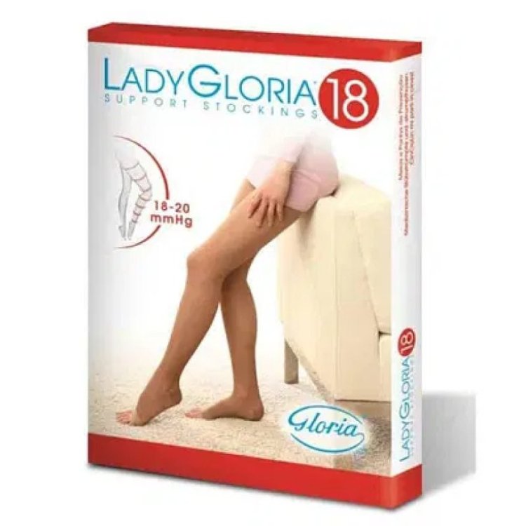 Gloria Ladygloria 18 Collant Punta Aperta Sahara Taglia 5