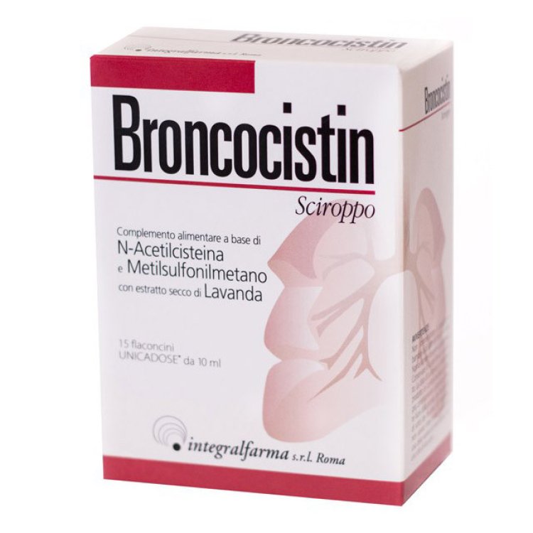 Integralfarma Snc Broncocistin Sciroppo Per la Tosse 15 Flaconcini Integralfarma Snc Broncocistin Sciroppo Per la Tosse 15 Flaconcini