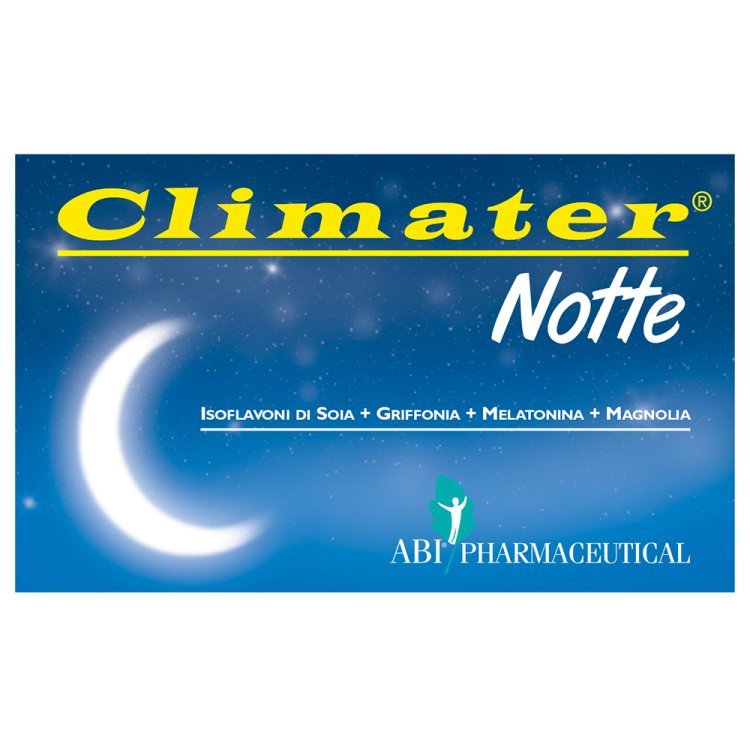 Climater Notte Integratore per Menopausa e Sonno 20 Compresse