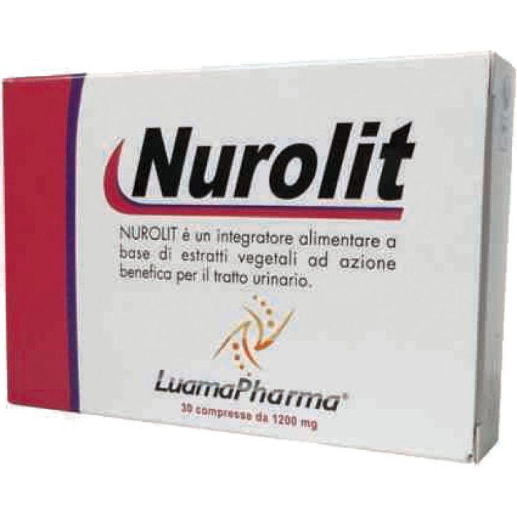 Luama Pharma Nurolit Integratore per Funzione Urinaria 30 Compresse