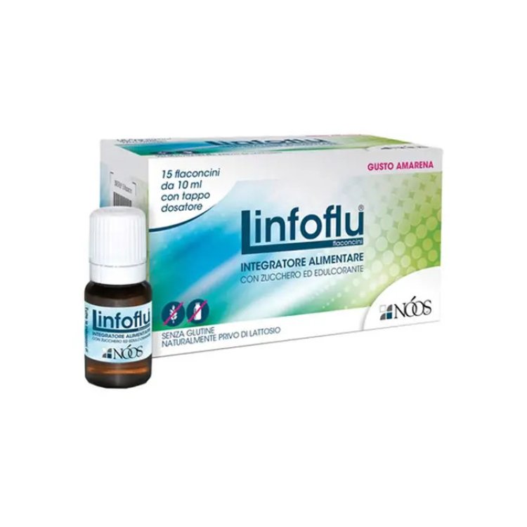 Noos Linfoflu Integratore Immunitario per Difese Immunitarie 15 Flaconcini