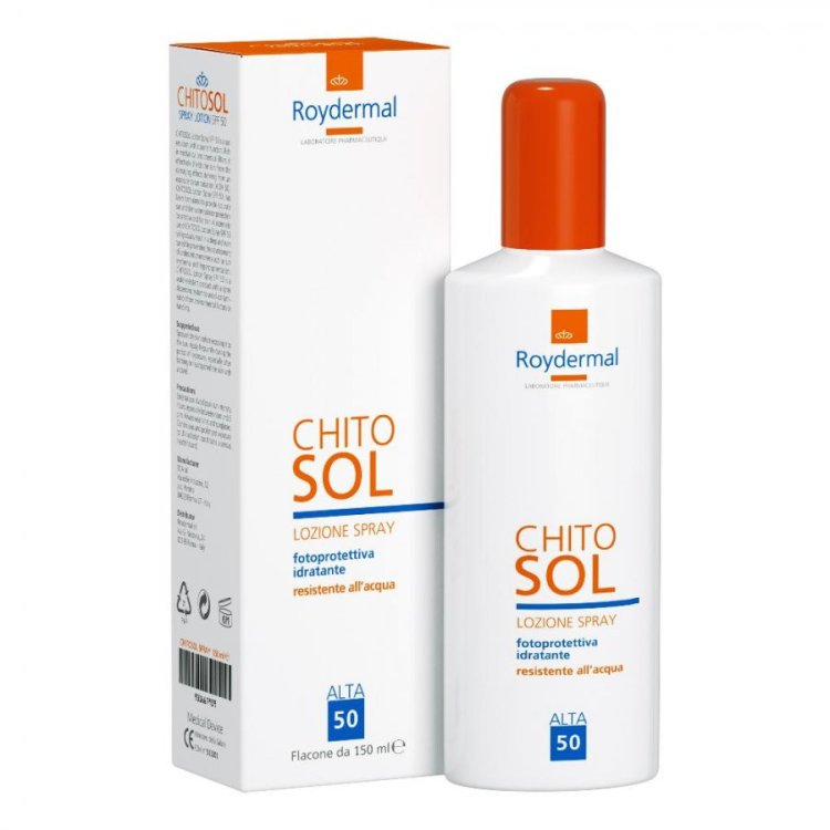 Roydermal Chitosol Lozione Spray Solare FP50 Protezione Alta 150ml