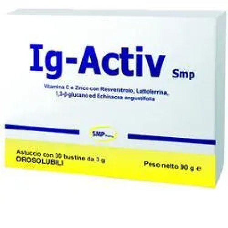 Smp Pharma Ig-Activ Smp Integratore Difese Immunitarie 30 Bustine