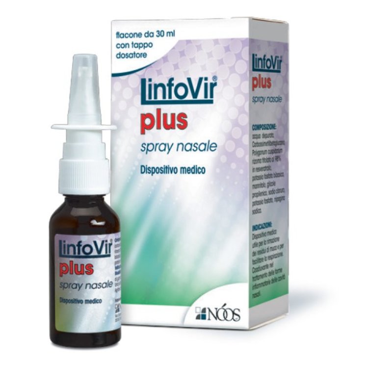 Linfovir Plus Spray Nasale Antinfiammatorio per Cavit&agrave; Nasali 30ml