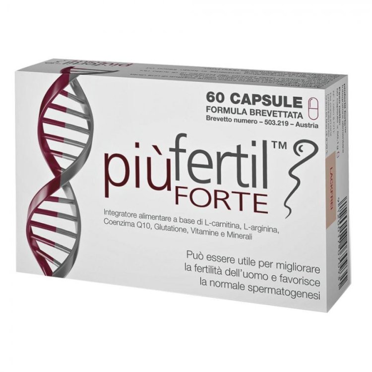 Named Piufertil Forte Integratore per Fertilit&agrave; Maschile 60 Capsule
