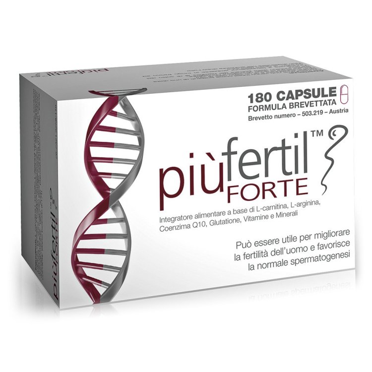 Named Piufertil Forte Integratore Alimentare per Fertilit&agrave; 180 Capsule