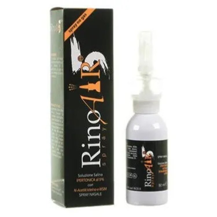 Rinoair 5% Spray Nasale Ipertonico Decongestionante 50ml Rinoair 5% Spray Nasale Ipertonico Decongestionante 50ml