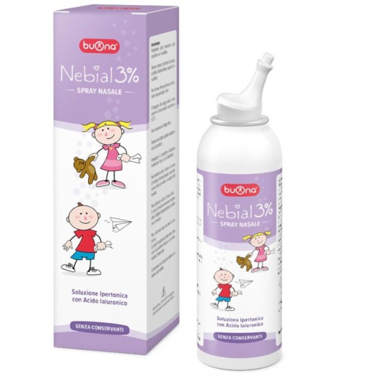 Buona Nebial 3% Spray Nasale Decongestionante 100ml Buona Nebial 3% Spray Nasale Decongestionante 100ml