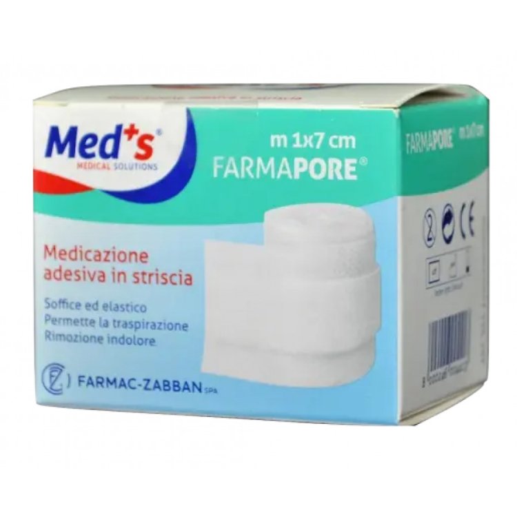 Meds Pore Medicazione Adesiva 7cm x 1m