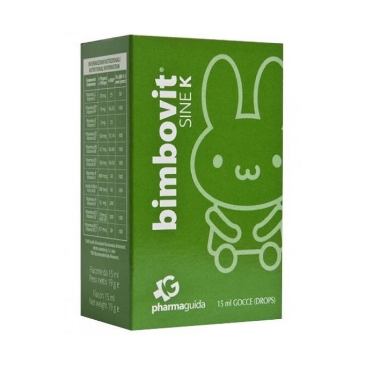 Bimbovit Sine K Gocce, Integratore Multivitaminico per Bambini, 15ml