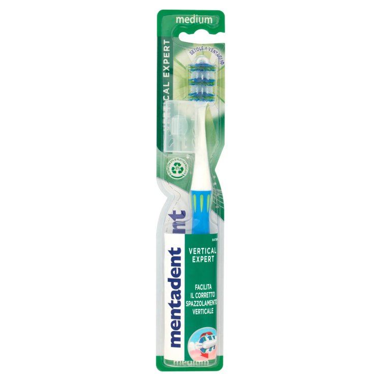 Mentadent Vertical Expert Medium Spazzolino per Igiene Orale