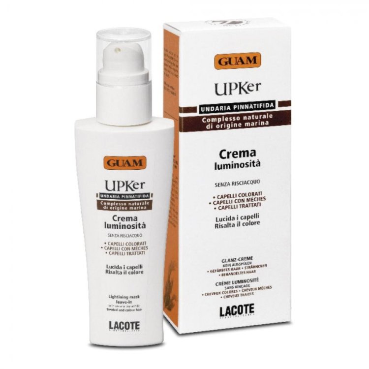 Guam Upker Crema Luminosit&agrave; Capelli Colorati Trattamento Senza Risciacquo 150ml