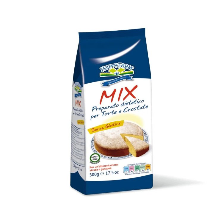Happy Farm Mix Farina per Torte e Crostate Senza Glutine 500g