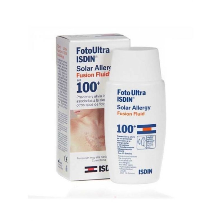 Isdin Foto Ultra Solar Allergy Fusion Fluid SPF 100+ per Allergia Solare 50ml