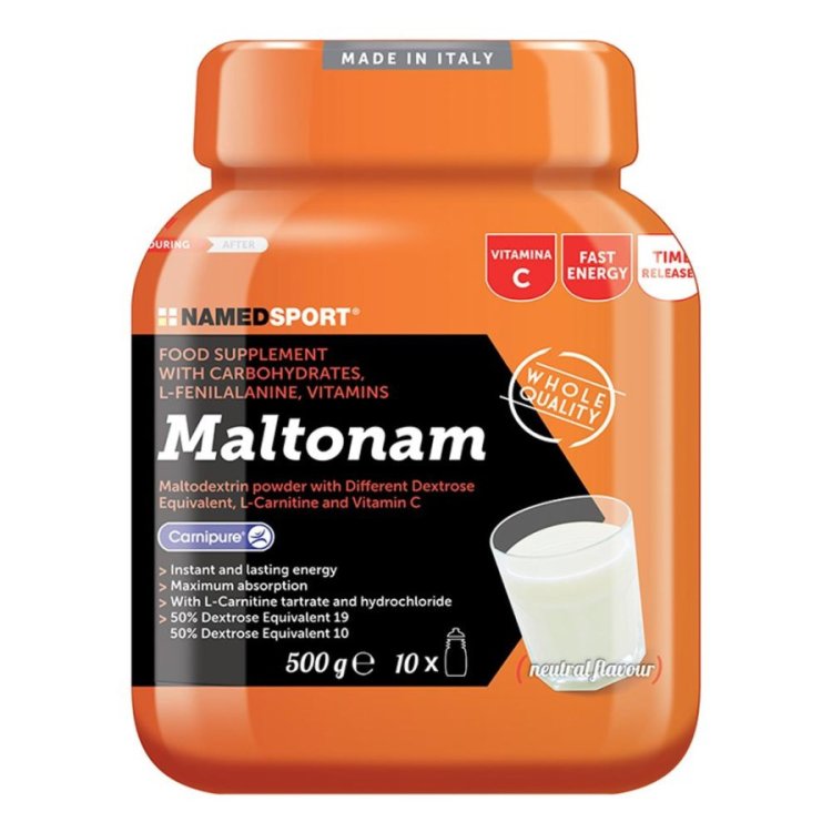 Named Sport Maltonam Integratore Energetico per Sportivi 500g