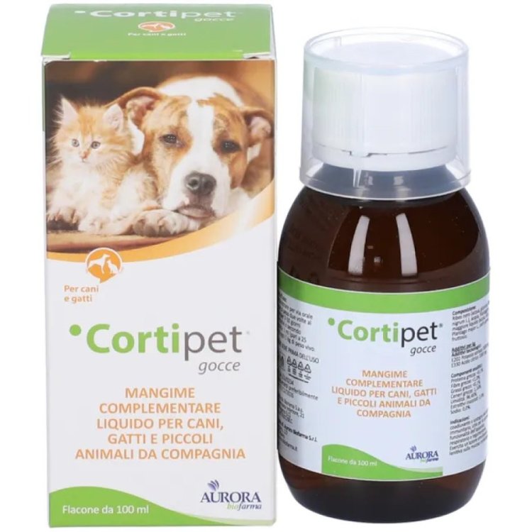 Cortipet Gocce Mangime Complementare Cani e Gatti Supporto Immunitario 100ml