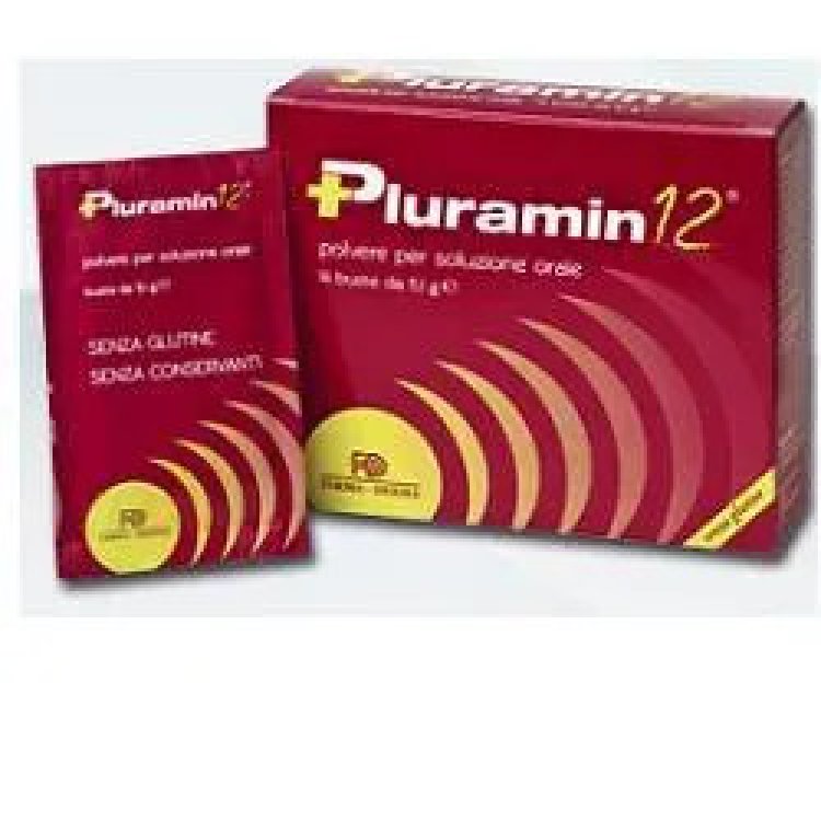 Pluramin12 Integratore Alimentare per Stanchezza e Metabolismo - 14 Bustine